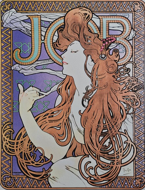 Alfons Mucha (1860-1939), Job