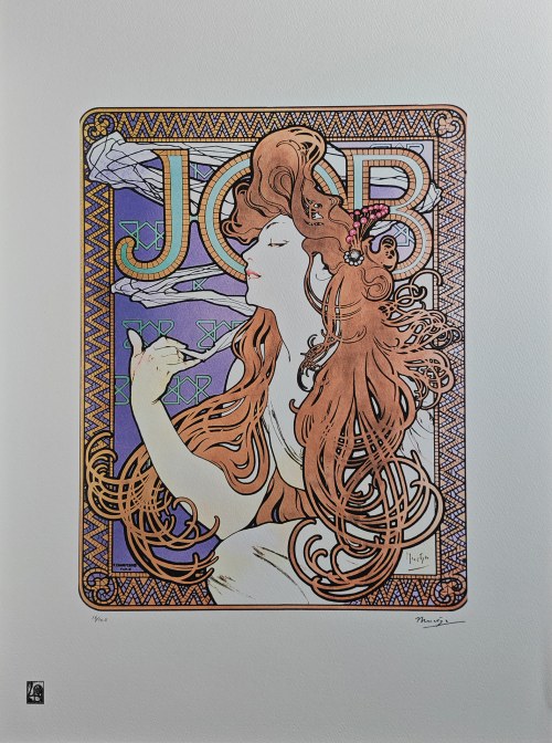 Alfons Mucha (1860-1939), Job