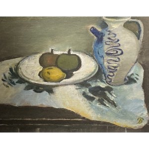 Pranas Domšaitis (1880-1965), Still Life with Pitcher