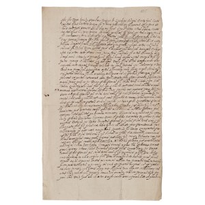 [Mielec] Akt dotyczący Jana Mieleckiego z Mielca i Dąbrowy i jego sporu w sprawie testamentu plebana z Czermina k. Mielca Krzysztofa Marciszewskiego, Nowy Korczyn 20 XII 1635