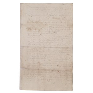 [Litwa] Akt przekazania dóbr ziemskich przez Floriana Retuńskiego i jego żonę Mariannę Burba dla klasztoru w Widzieniszkach k. Uciany; bez miejscowosci, 2 IV 1662