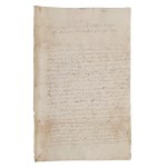 [Lithuania] Document concerning a nobleman’s inn and his subjects on the Widzieniszki estate near Uciana in Lithuania; no specific locality mentioned, November 23, 1748