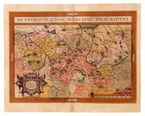 [Pomorze, Ziemia Lubuska] Abraham Ortelius, Brandeburgensis, 1588