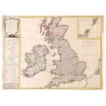 [United Kingdom] R. de Vaugondy, Isles Britanniques, 1780