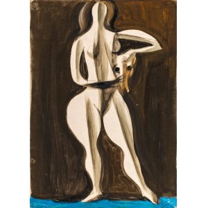 Adam Konstanty Hoffmann, *With a Skull*, 1960s