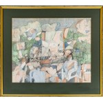 Maria Łuszczkiewicz-Jastrzębska, bez tytułu (Wśród drzew), 1998
