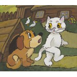 Julitta Karwowska-Wnuczak (b. 1935, Warsaw), Filemon, Bonifacy, and Szczeniak, book illustration