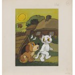 Julitta Karwowska-Wnuczak (b. 1935, Warsaw), Filemon, Bonifacy, and Szczeniak, book illustration