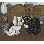 Julitta Karwowska-Wnuczak (née en 1935 à Varsovie), « Filemon, Bonifacy et Szczeniak », illustration de livre