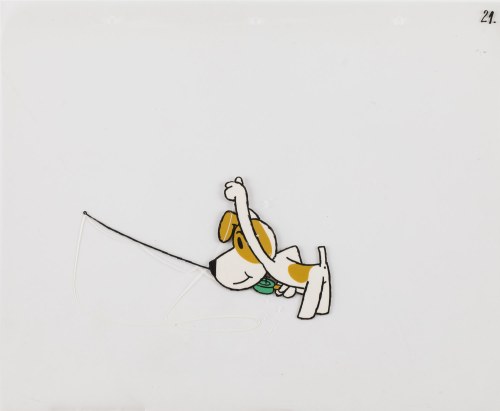 Lechosław Marszałek (1922 Suwałki - 1991 ), Reksio rozbitek, folia animacyjna