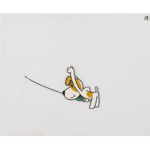 Lechosław Marszałek (1922 Suwałki - 1991 ), Reksio rozbitek, folia animacyjna