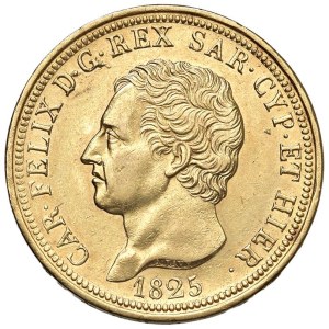 Caruso Collection - Carlo Felice (1821–1831) 80 Lire 1825 T - Nomisma ...