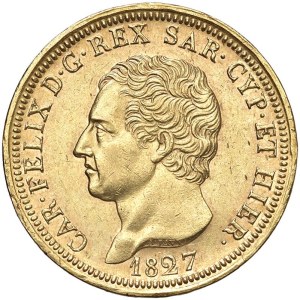 Caruso Collection - Carlo Felice (1821-1831) 80 Lire 1827 G - Nomisma ...