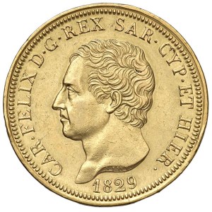 Caruso Collection - Carlo Felice (1821–1831) 80 Lire 1829 G - Nomisma ...