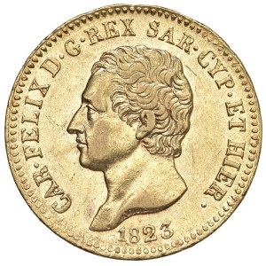 Caruso Collection - Carlo Felice (1821–1831) 20 Lire 1823 T - Nomisma ...