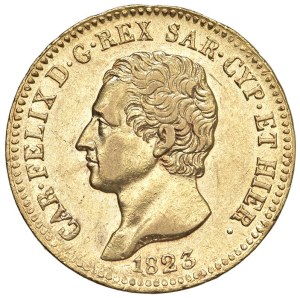 Caruso Collection - Carlo Felice (1821-1831) 20 Lire 1823 T - Nomisma ...