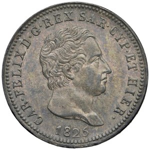 Caruso Collection - Carlo Felice (1821-1831) 2 Lire 1825 G - Nomisma 5...