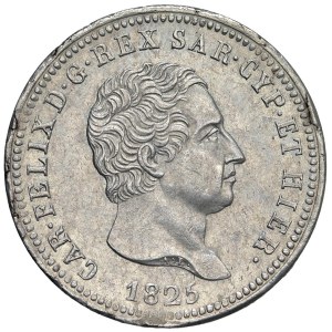 Caruso Collection - Carlo Felice (1821-1831) 2 Lire 1825 T - Nomisma 5...