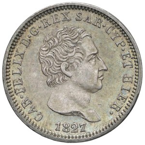 Caruso Collection - Carlo Felice (1821–1831) 2 Lire 1827 T - Nomisma 5...