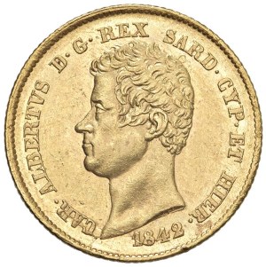 Caruso Collection - Carlo Alberto (1831-1849) 20 Lire 1842 G - Nomisma...