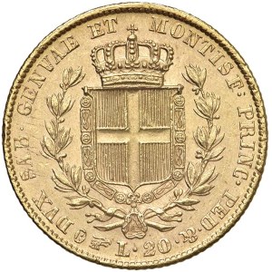 Caruso-Sammlung – Carlo Alberto (1831–1849) 20 Lire 1845 T – Nomisma...