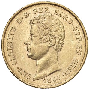 Caruso Collection - Carlo Alberto (1831-1849) 20 Lire 1847 T - Nomisma...