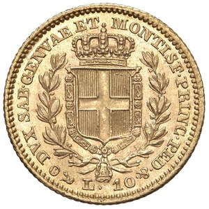 Caruso Collection - Carlo Alberto (1831-1849) 10 Lire 1844 G - Nomisma...