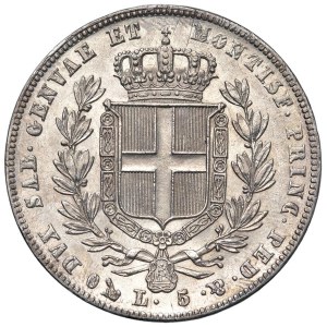 Caruso Collection - Carlo Alberto (1831–1849) 5 Lire 1835 G - Nomisma ...