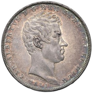 Caruso Collection - Carlo Alberto (1831–1849) 5 Lire 1844 G - Nomisma ...
