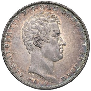 Caruso Collection - Carlo Alberto (1831-1849) 5 Lire 1844 G - Nomisma ...