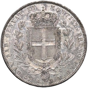 Caruso Collection - Carlo Alberto (1831–1849) 5 Lire 1844 G - Nomisma ...