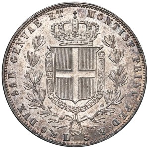 Caruso Collection - Carlo Alberto (1831-1849) 5 Lire 1847 G - Nomisma ...