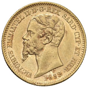 Caruso Collection - Vittorio Emanuele II (1849–1861) 20 Lire 1852 G - ...