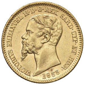 Caruso Collection - Vittorio Emanuele II (1849–1861) 20 Lire 1855 T E...