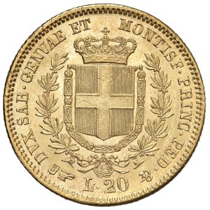 Caruso Collection - Vittorio Emanuele II (1849–1861) 20 Lire 1855 T E...