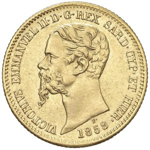 Caruso Collection - Vittorio Emanuele II (1849–1861) 20 Lire 1858 G - ...