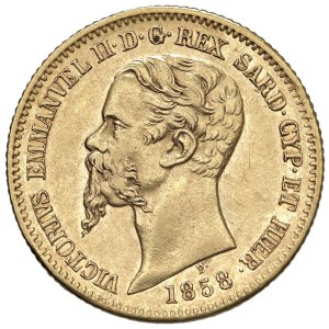 Caruso Collection - Vittorio Emanuele II (1849–1861) 20 Lire 1858 T - ...