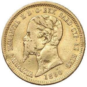 Caruso Collection - Vittorio Emanuele II (1849–1861) 10 Lire 1860 T - ...