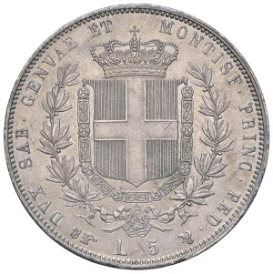 Caruso Collection - Vittorio Emanuele II (1849-1861) 5 Lire 1850 T - N...