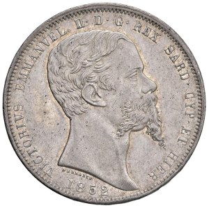 Caruso Collection - Vittorio Emanuele II (1849-1861) 5 Lire 1852 G - N...