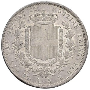 Caruso Collection - Vittorio Emanuele II (1849-1861) 5 Lire 1852 G - N...
