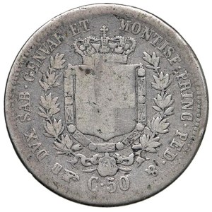 Caruso Collection - Vittorio Emanuele II (1849–1861) 50 Centesimi 1860...