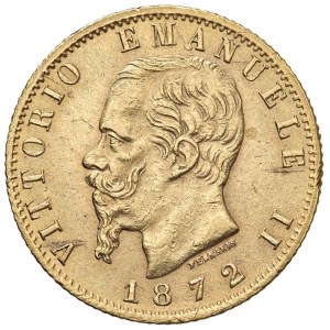 Caruso Collection - Vittorio Emanuele II (1861–1878) 20 Lire 1872 M - ...