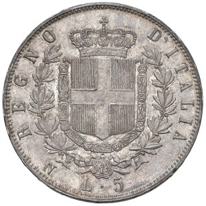 Caruso Collection - Vittorio Emanuele II (1861-1878) 5 Lire 1862 N - N...