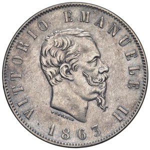 Caruso Collection - Vittorio Emanuele II (1861-1878) 2 Lire 1863 T val...