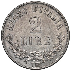 Caruso Collection - Vittorio Emanuele II (1861-1878) 2 Lire 1863 T val...