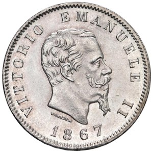Caruso Collection - Vittorio Emanuele II (1861-1878) Lira 1867 T - Nom...