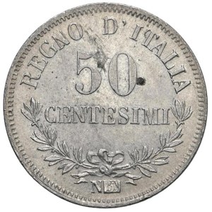 Caruso Collection - Vittorio Emanuele II (1861–1878) 50 Centesimi 1863...