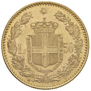 Caruso Collection - Umberto I (1878–1900) 50 Lire 1884 - Nomisma 975 A...