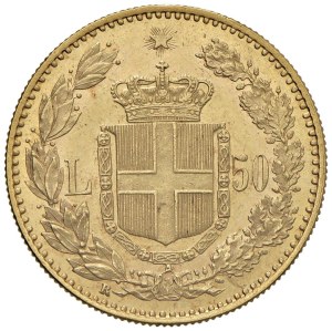 Caruso Collection - Umberto I (1878-1900) 50 Lire 1884 - Nomisma 975 A...